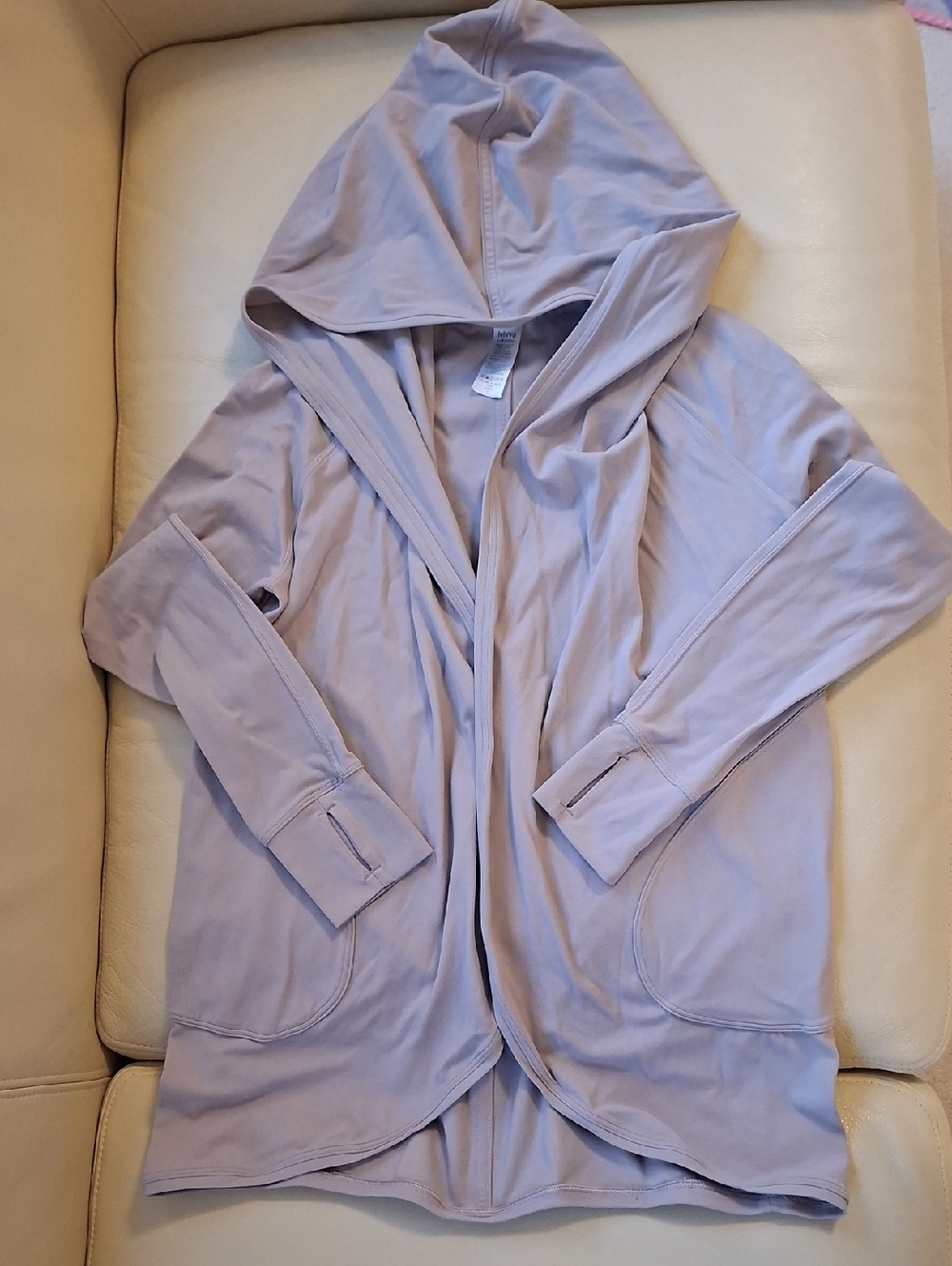 Ivivva by Lululemon🍋 On The Warm Side Wrap nulu pockets size 7 - Picture 3 of 8